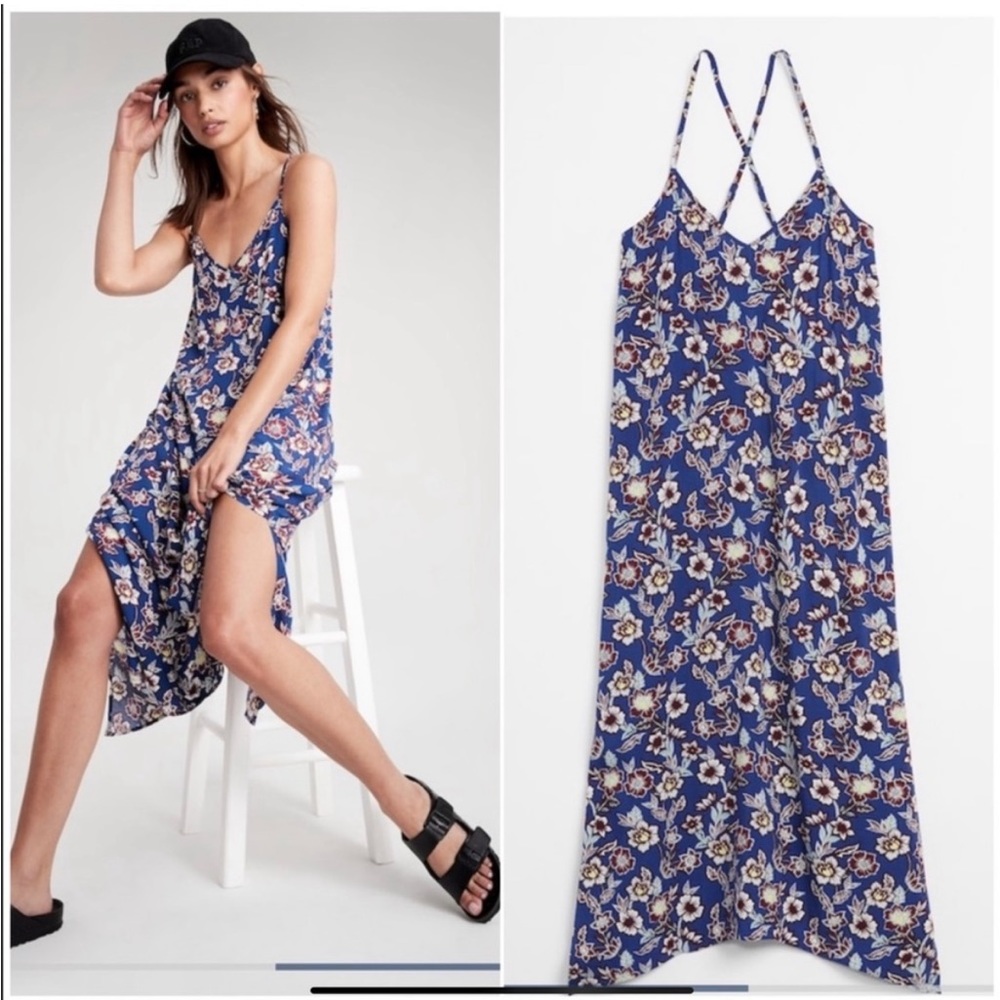 Gap Midi Floral Print Sundress Size XL
